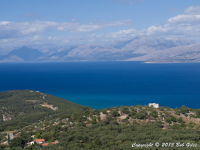 View of Albania from Loutses